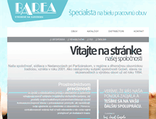 Tablet Screenshot of barea.sk
